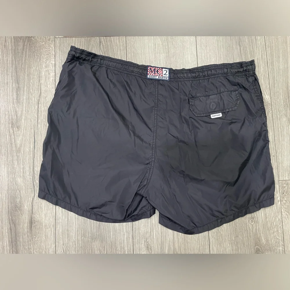 MC2 Saint Barth Men's‎ Swim Trunks Pantone Black Sz XXL